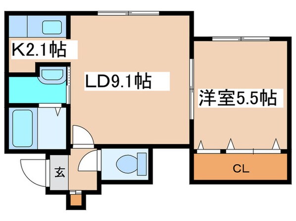 パストラ－レＳＵＨＡＲＡの物件間取画像